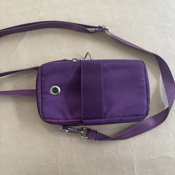 Crossbody bag Purple Cell Phone wallet Crossbody Strap And Belt Loop Fanny Pack - Picture 5 of 10